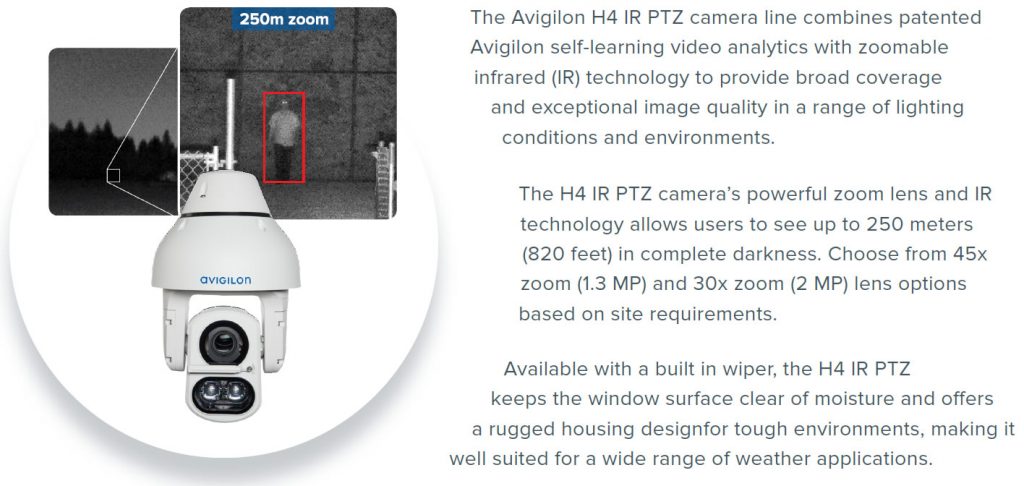 Avigilon-IR-PTZ-Camera-Line